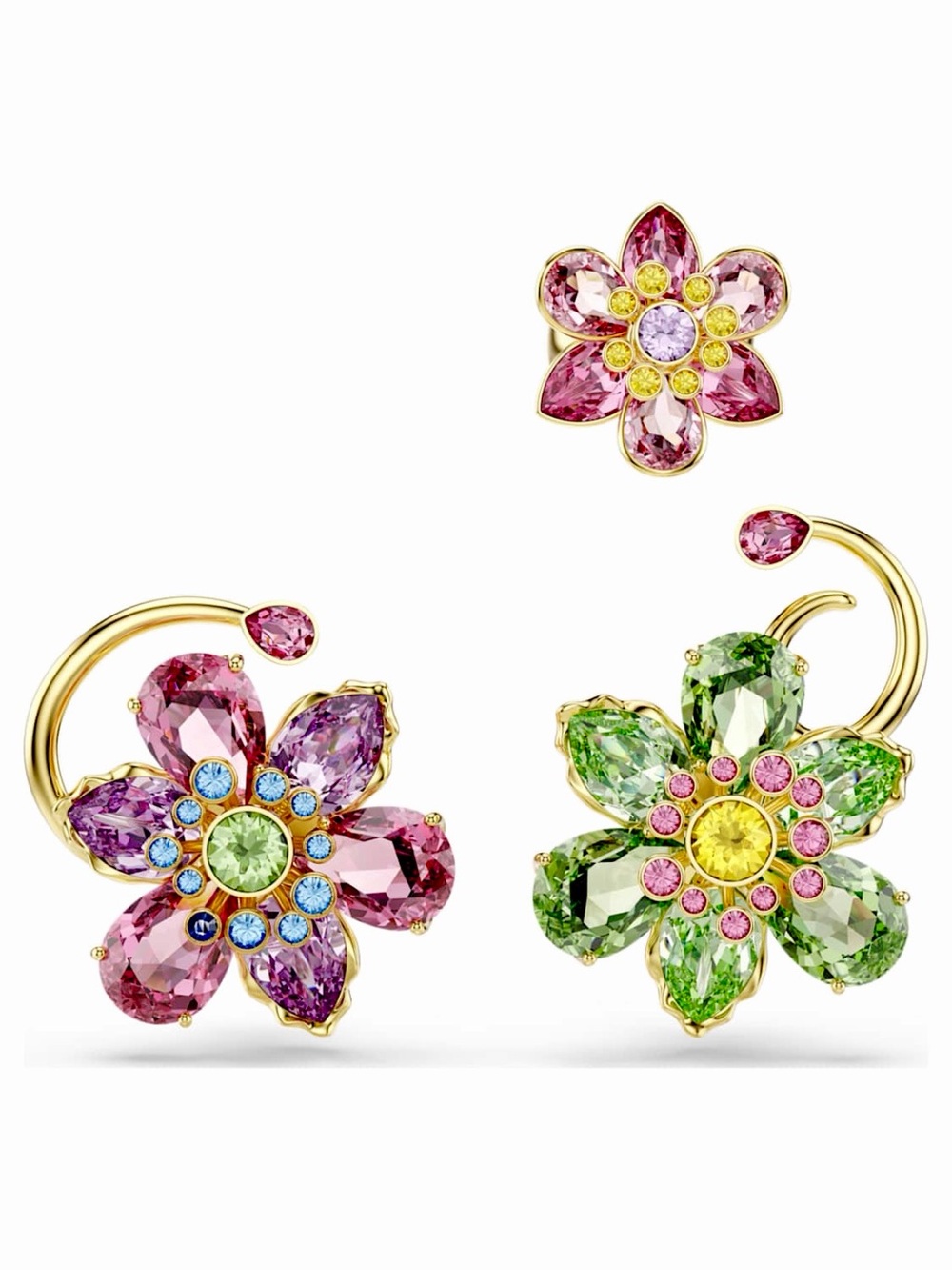 Swarovski Idyllia Asymmetrical Earrings